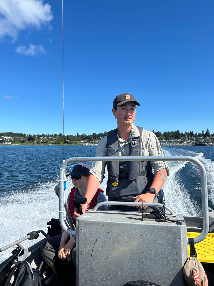Fieldwork on the water
